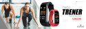 Smartband Giewont Fit&GO Duo GW200-1 - Black + Pasek Alert Red