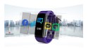 Smartband Giewont Fit&GO Duo GW200-3 - Black + Pasek Flora Violet