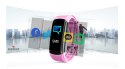 Smartband Giewont Fit&GO Duo GW200-4 - Black + Pasek Think Pink