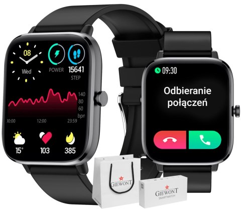 Smartwatch Giewont Dynamic SmartCall GW230-2 - Carbon/Carbon