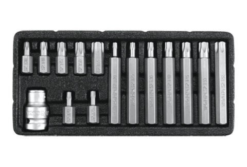 KOMPLET KLUCZY TORX T20-T55 15SZTUK