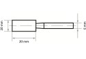 ŚCIERNICA TRZPIENIOWA EKW 60 L V1 20*20*6