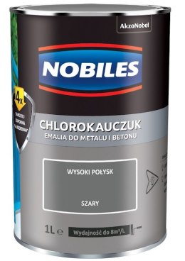 NOBILES EMALIA CHLOROKAUCZUKOWA SZARY JASNY RAL 7035 0.9L