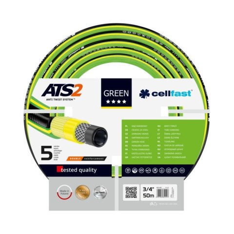 WĄŻ OGRODOWY GREEN ATS 3/4 50MB