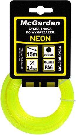 ŻYŁKA DO WYKASZARKI OKRĄGŁA NEON 1,3MM 15M