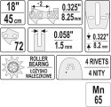 PROWADNICA ŁAŃCUCHA DO PILAREK 18'' 325U