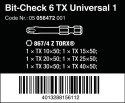 ZESTAW BIT-CHECK 6 TX UNIVERSAL 1, 6CZ.