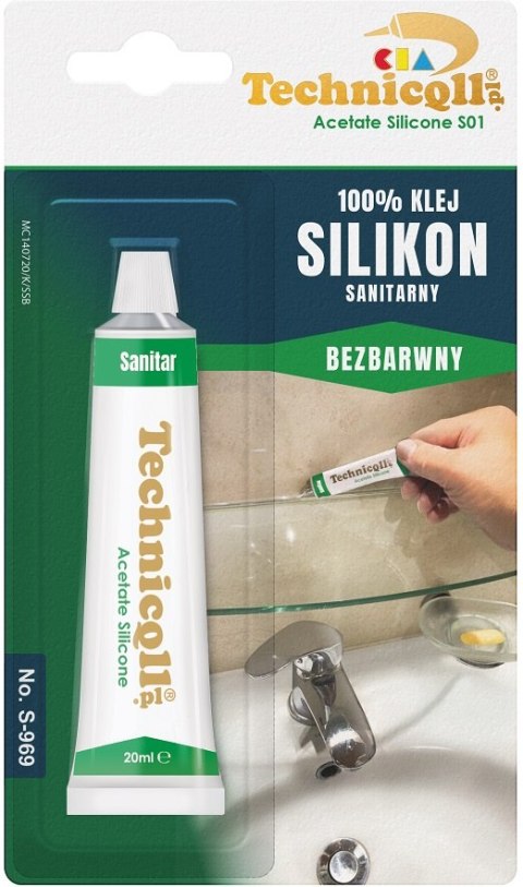 SILIKON SANITARNY BEZBARWNY 20ML