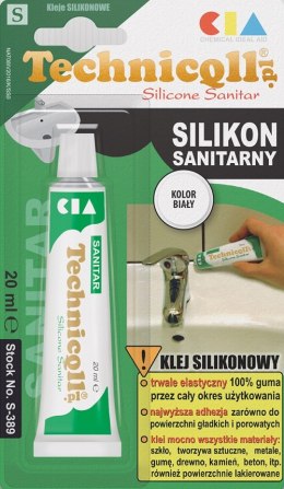 SILIKON SANITARNY BIAŁY 20ML