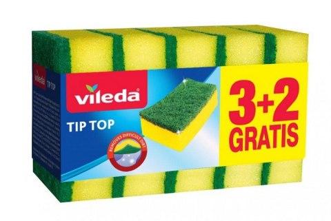 VILEDA GĄBKA DO NACZYŃ TIP TOP 3+2GRATIS