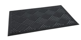 WYCIERACZKA ECO RIB -CROSSHATCH 60X90 BLACK