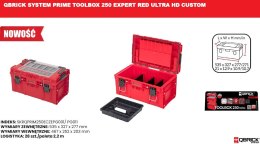 SKRZYNKA NARZĘDZIOWA QBRICK SYSTEM PRIME TOOLBOX 250 EXPERT