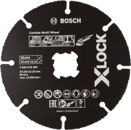 TARCZA TNĄCA X-LOCK CARBIDE MULTI WHEEL 125*1*22.23 10 SZT.