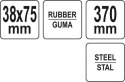 WAŁEK DOCISKOWY 75 MM Z UCHWYTEM STALOWYM