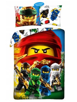 Pościel bawełna 160x200+1p70x80 Lego Ninjago Halantex