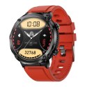 Smartwatch Gravity GT21-6 + Czerwony Pasek Silikonowy