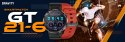 Smartwatch Gravity GT21-6 + Czerwony Pasek Silikonowy