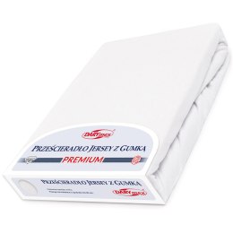 Prześcieradło jersey z gumką 001/130/140x200 PREMIUM Darymex