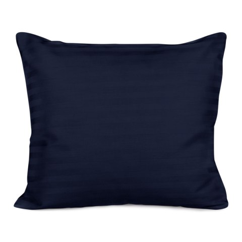 Poszewka satyna bawełna CIZGILI NAVY BLUE/50x60. Darymex