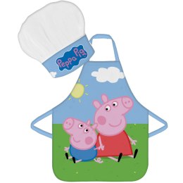 Fartuszek dziecięcy z czapką Peppa i George Brandmac