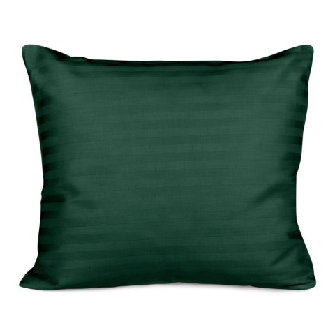 Poszewka satyna bawełna CIZGILI DARK GREEN/50x60. Darymex