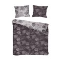 Pościel bawełniana FLORY ANTHRACITE/160x200 COTTONLOVE JACQUARD