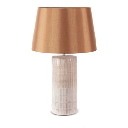 LAMPA DEKORACYJNA EDNA (01) FI 33 X 56 CM KREMOWY EUROFIRANY