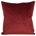 POSZEWKA VELVET 45 X 45 CM BORDOWY EUROFIRANY