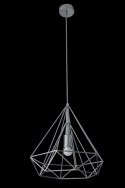 LAMPA WIRE (03) FI 36 X 62 CM SREBRNY EUROFIRANY