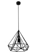 LAMPA WIRE (03) FI 36 X 62 CM SREBRNY EUROFIRANY