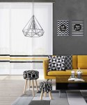 LAMPA WIRE (03) FI 36 X 62 CM SREBRNY EUROFIRANY